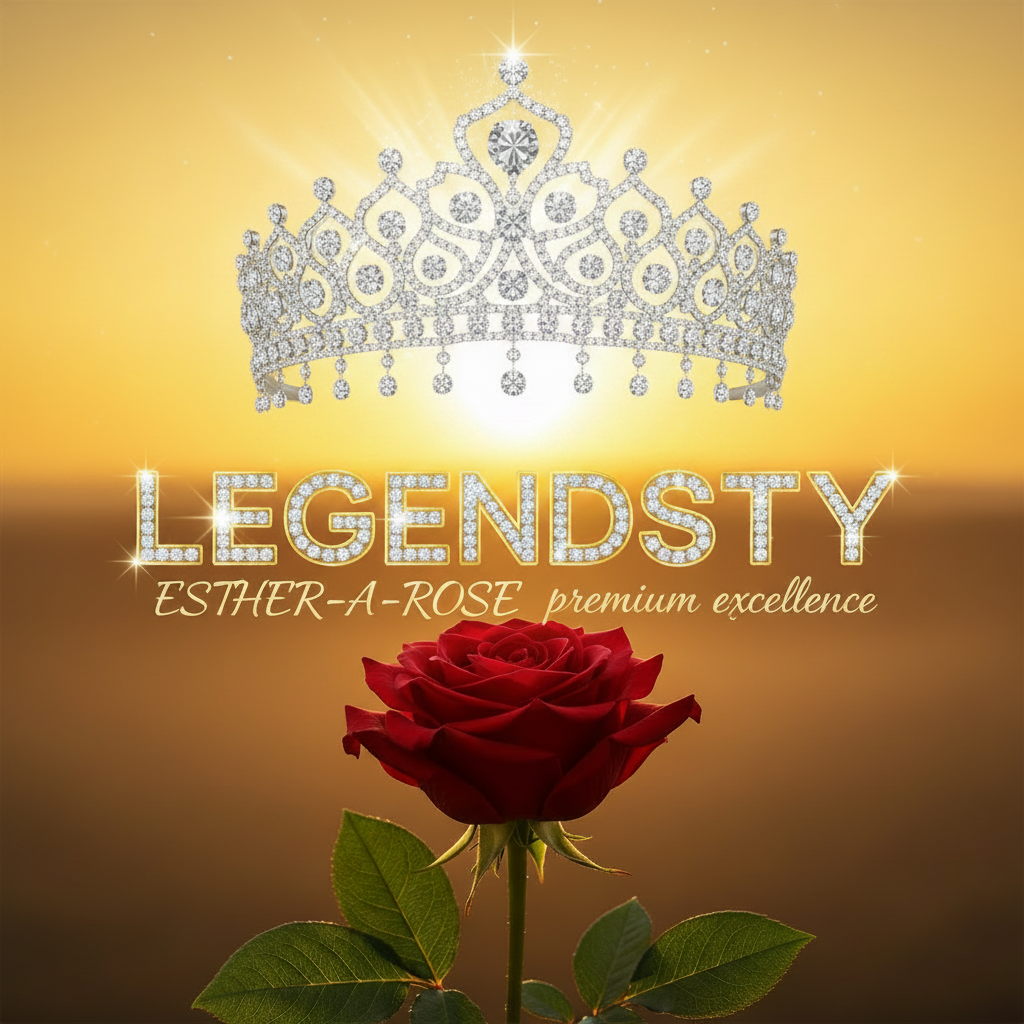 LEGENDSTY Signature Red Rose Diamond Crown