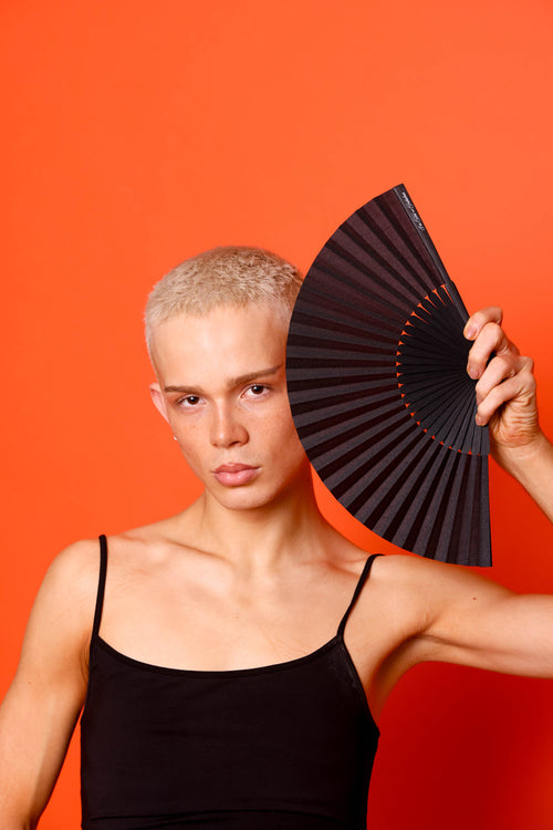 Black Hand Fan