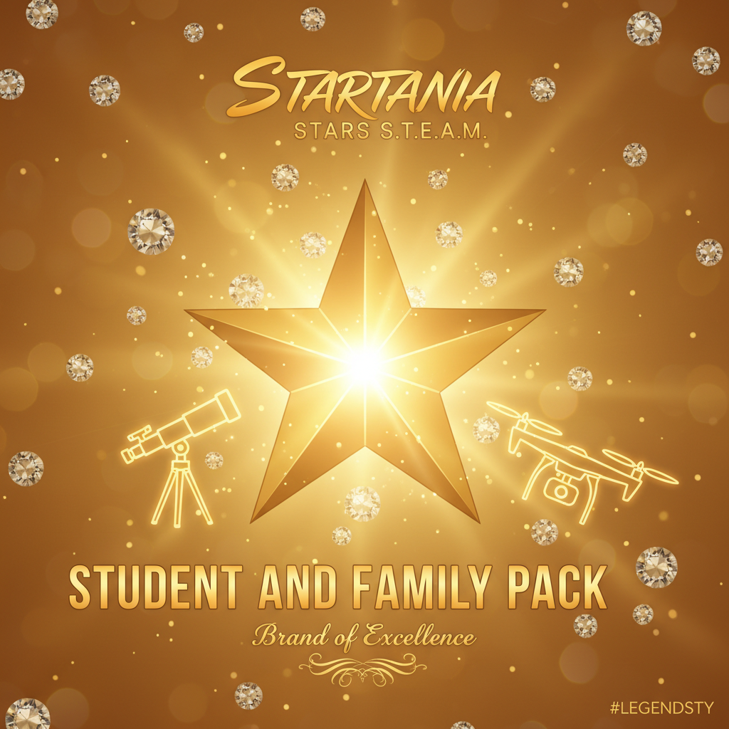 STARTANIA STARS (K-12) S.T.E.A.M. — Student & Family Pack ⭐