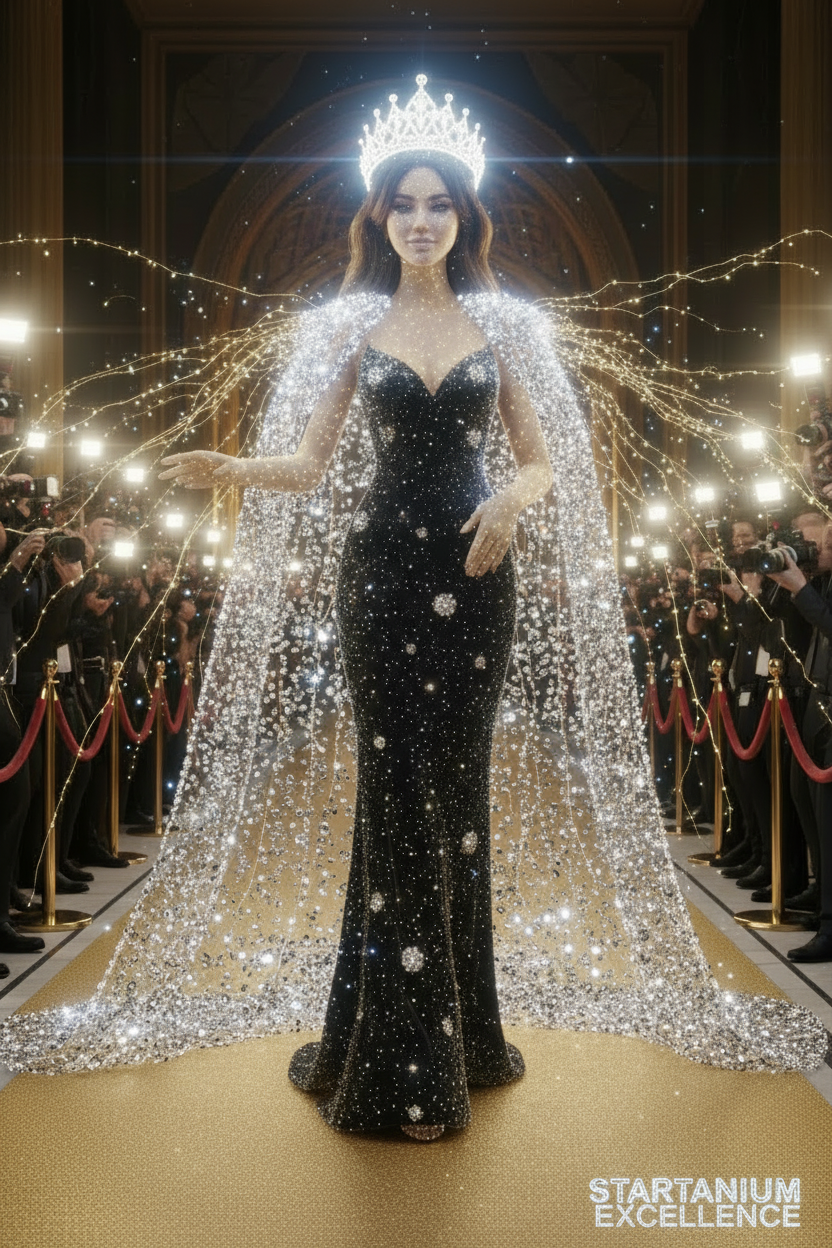 CHAMPIAN STAR — Solid Crystal Cape & Crown