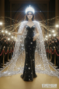 CHAMPIAN STAR — Solid Crystal Cape & Crown