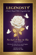 ESTHER-A-ROSE Exclusive - White Rose Gold Butterflies Royal Purple