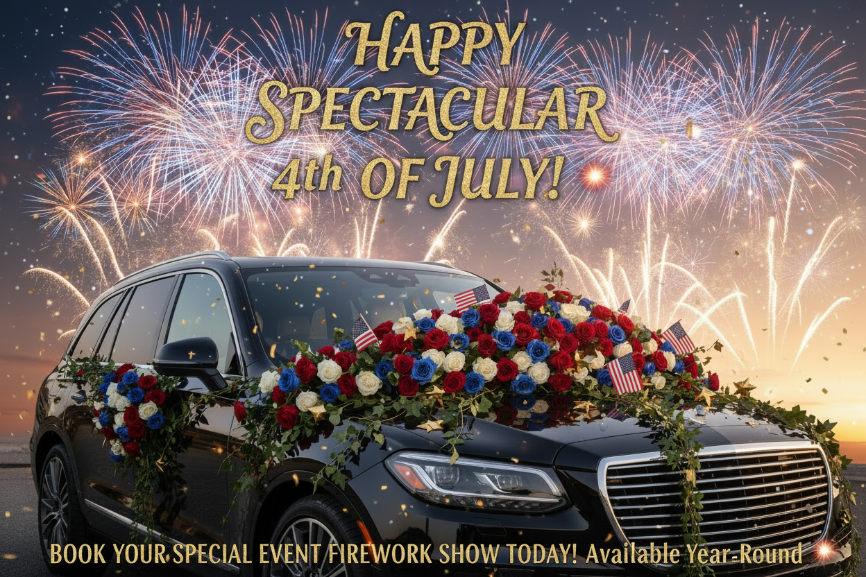 ESTHER-A-ROSE SPECTACULAR 4th of July — Bold Gold Letters