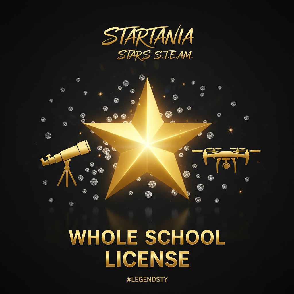 STARTANIA STARS (K-12) S.T.E.A.M. — Whole School License ⭐
