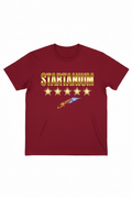 STARTANIUM 5 Gold Stars Red & Gold T-Shirt
