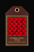 ESTHER-A-ROSE Queen Collection Gift Tag — Million Red Roses Polished Portrait Frame