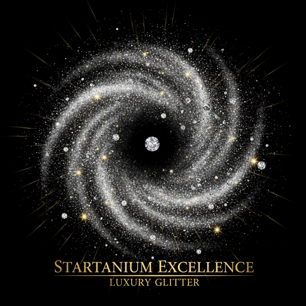 STARTANIUM STARDUST White Glitter