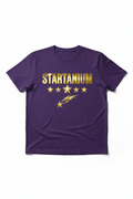 STARTANIUM 5 Gold Stars Purple & Gold T-Shirt