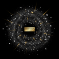 STARTANIUM Black Glitter Stardust
