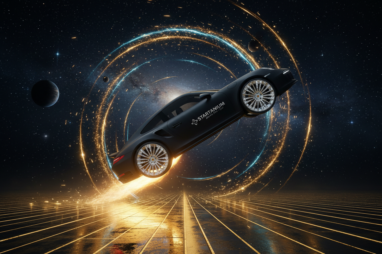 STARTANIUM Dream Star Car — Black Matte Porsche at Legendsty Speed