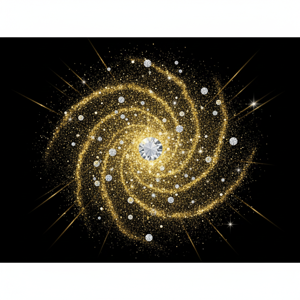 STARTANIUM Gold Glitter Stardust