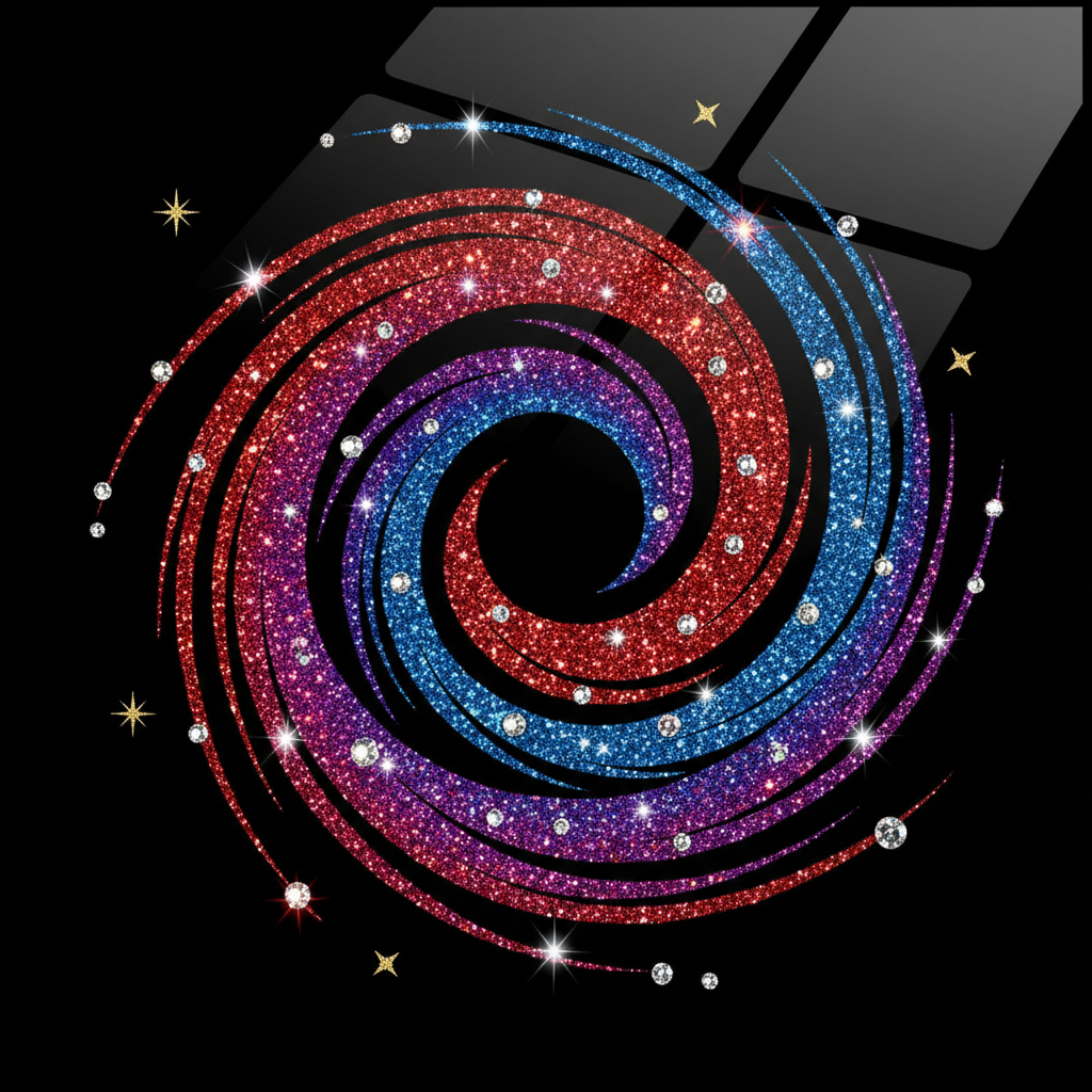 STARTANIUM LEGENDSTY Spiral Glitter Combo