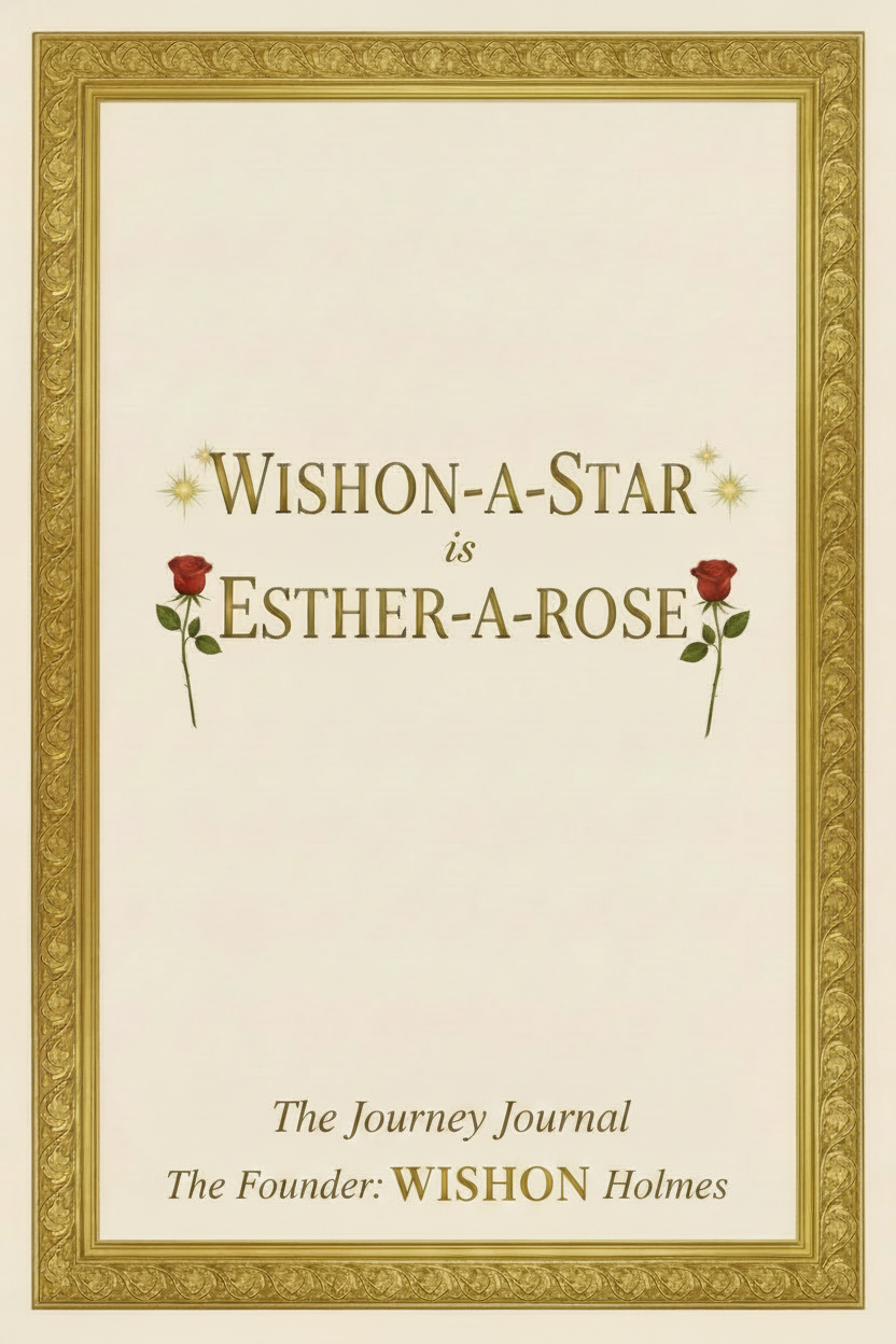 ⭐WISHON-A-STAR⭐ is 🌹ESTHER-A-ROSE🌹 — Journal Front Cover